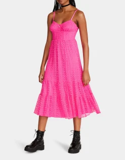 Betsey Johnson Ava Corset Midi Dress<Women Clothing