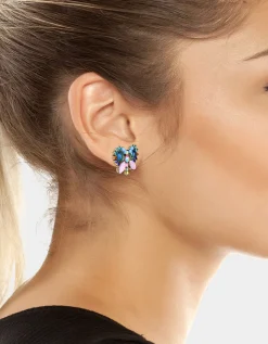Betsey Johnson Betsey Love Fest Butterfly Stud Earrings<Women Jewelry