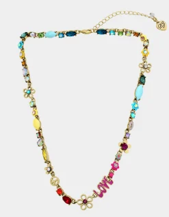 Betsey Johnson Betsey Love Fest Mixed Collar Necklace<Women Jewelry
