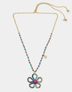 Betsey Johnson Betsey Love Fest Open Heart Necklace<Women Jewelry