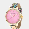 Betsey Johnson Betsey Time Hearts Abound Watch<Women Jewelry