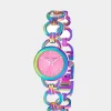 Betsey Johnson Betsey Time Links Of Love Watch<Women Jewelry