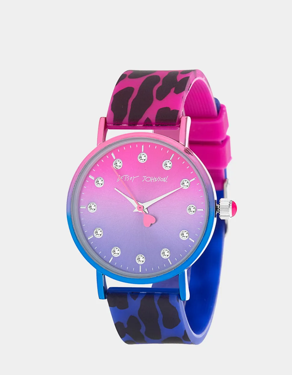 Betsey Johnson Betsey Time Ombre Leopard Watch<Women Jewelry