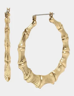 Betsey Johnson Betseys Bamboo Hoops<Women Jewelry