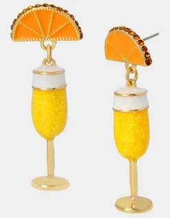 Betsey Johnson Betseys Brunch Bellini Earrings<Women Jewelry