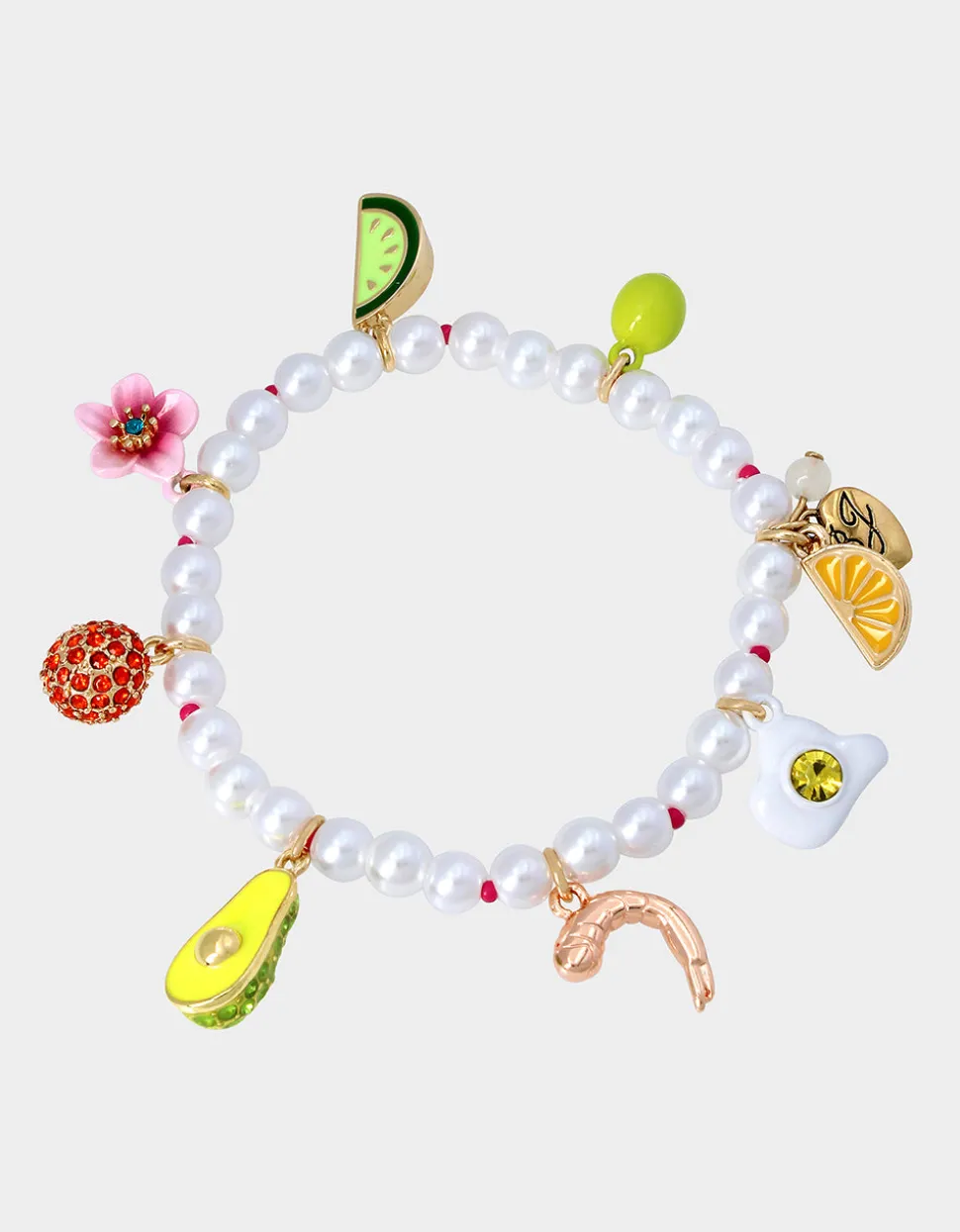Betsey Johnson Betseys Brunch Charm Stretch Bracelet<Women Jewelry