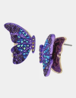 Betsey Johnson Betseys 3D Butterfly Studs<Women Jewelry
