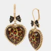 Betsey Johnson Betseys Heart Drop Earrings<Women Jewelry
