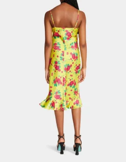 Betsey Johnson Betseys Painted Rose Midi Dress<Women Clothing