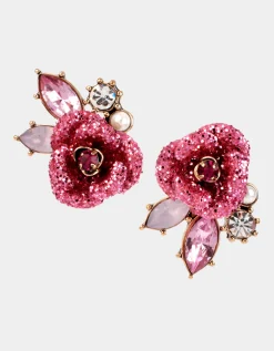 Betsey Johnson Betseys Rose Studs<Women Jewelry