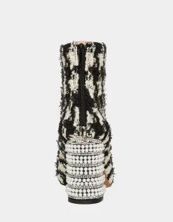 Betsey Johnson Blanche Black/White<Women Shoes