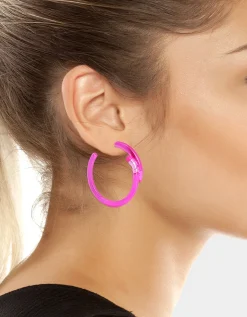 Betsey Johnson Charm School Pencil Hoops<Women Jewelry