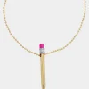 Betsey Johnson Charm School Pencil Pendant<Women Jewelry