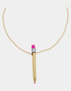 Betsey Johnson Charm School Pencil Pendant<Women Jewelry