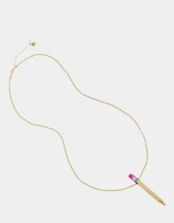 Betsey Johnson Charm School Pencil Pendant<Women Jewelry