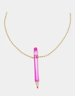 Betsey Johnson Charm School Pencil Pendant<Women Jewelry