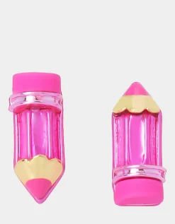 Betsey Johnson Charm School Pencil Studs<Women Jewelry