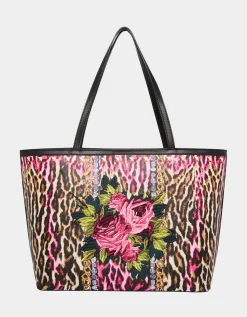 Betsey Johnson Embroidered Patch Tote<Women Handbags
