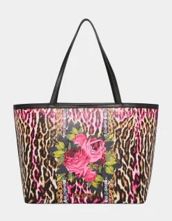 Betsey Johnson Embroidered Patch Tote<Women Handbags