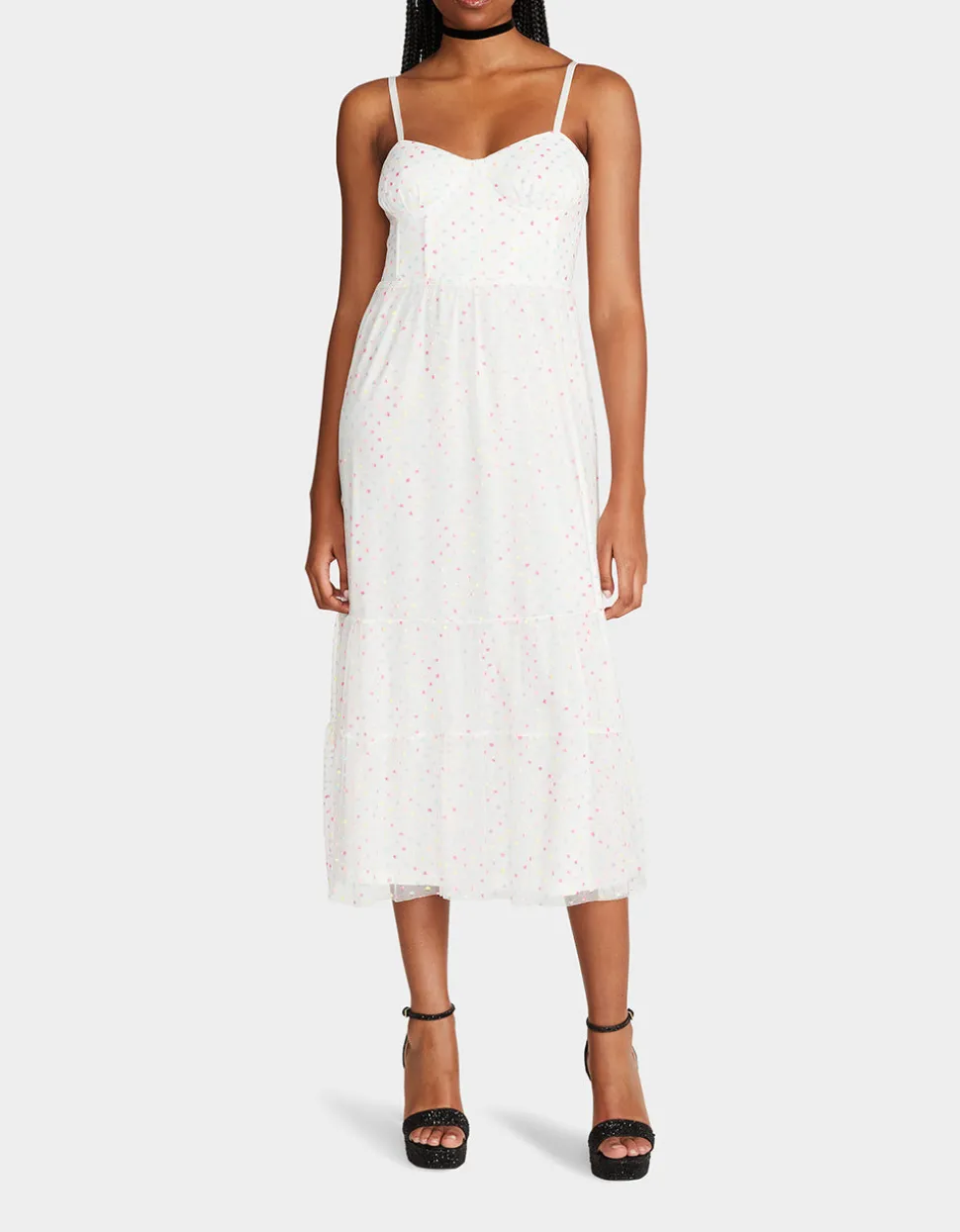 Betsey Johnson Garden Vibes Corset Midi Dress<Women Clothing