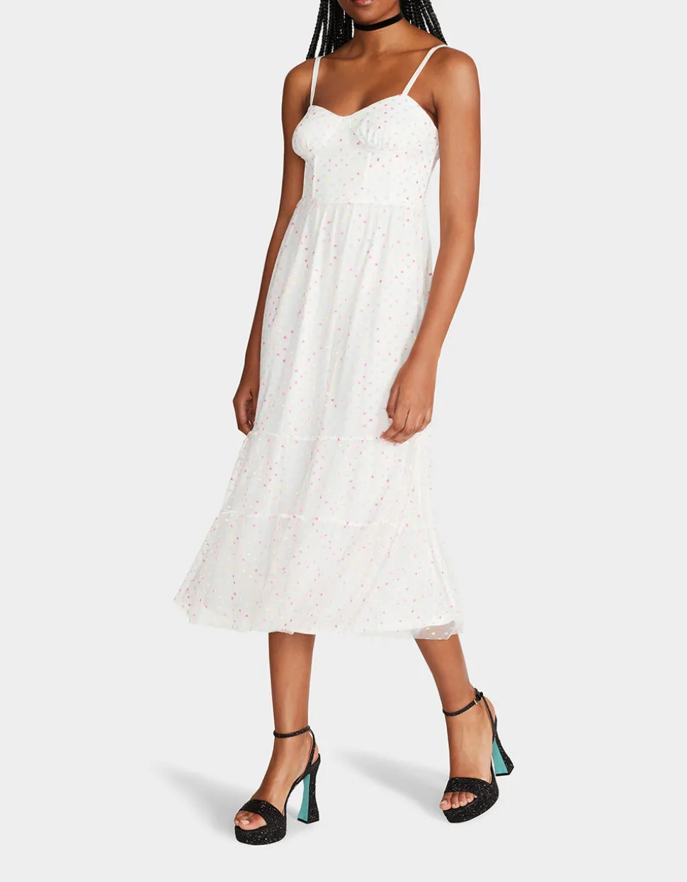 Betsey Johnson Garden Vibes Corset Midi Dress<Women Clothing