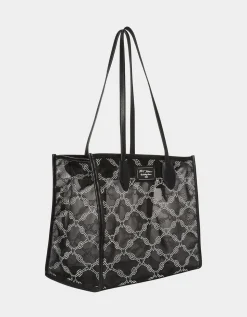 Betsey Johnson Glam Mesh Stone Tote<Women Handbags