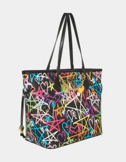 Betsey Johnson Graffiti Sweetie 2 Tote<Women Handbags