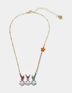Betsey Johnson Hunny Bunny Bar Short Pendant<Women Jewelry