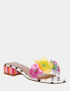 Betsey Johnson Journi Black/White Polka<Women Shoes