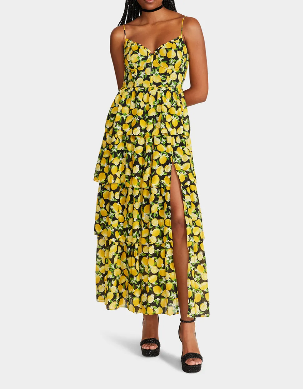 Betsey Johnson La La Lemons Maxi Dress<Women Clothing
