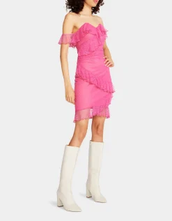Betsey Johnson Meshing Around Strapless Mini Dress<Women Clothing