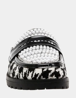 Betsey Johnson Ronin Black/White<Women Shoes