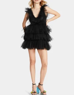 Betsey Johnson Show Off Tiered Tulle Dress<Women Clothing