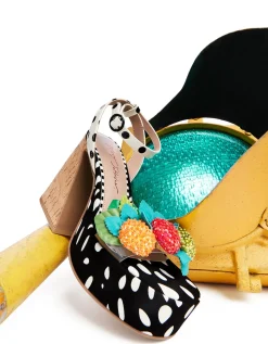 Betsey Johnson Sprite Black/White<Women Shoes