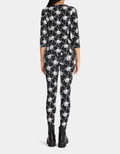 Betsey Johnson 80Th Bash Corset Raglan Top Black/White<Women Clothing