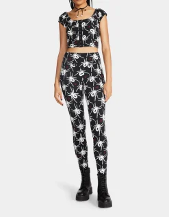 Betsey Johnson 80Th Bash Second Skin Legging Black/White<Women Clothing