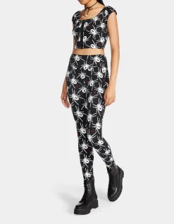 Betsey Johnson 80Th Bash Second Skin Legging Black/White<Women Clothing