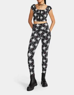 Betsey Johnson 80Th Bash Second Skin Legging Black/White<Women Clothing