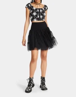 Betsey Johnson 80Th Bash Tulle Tutu Black/Black<Women Clothing