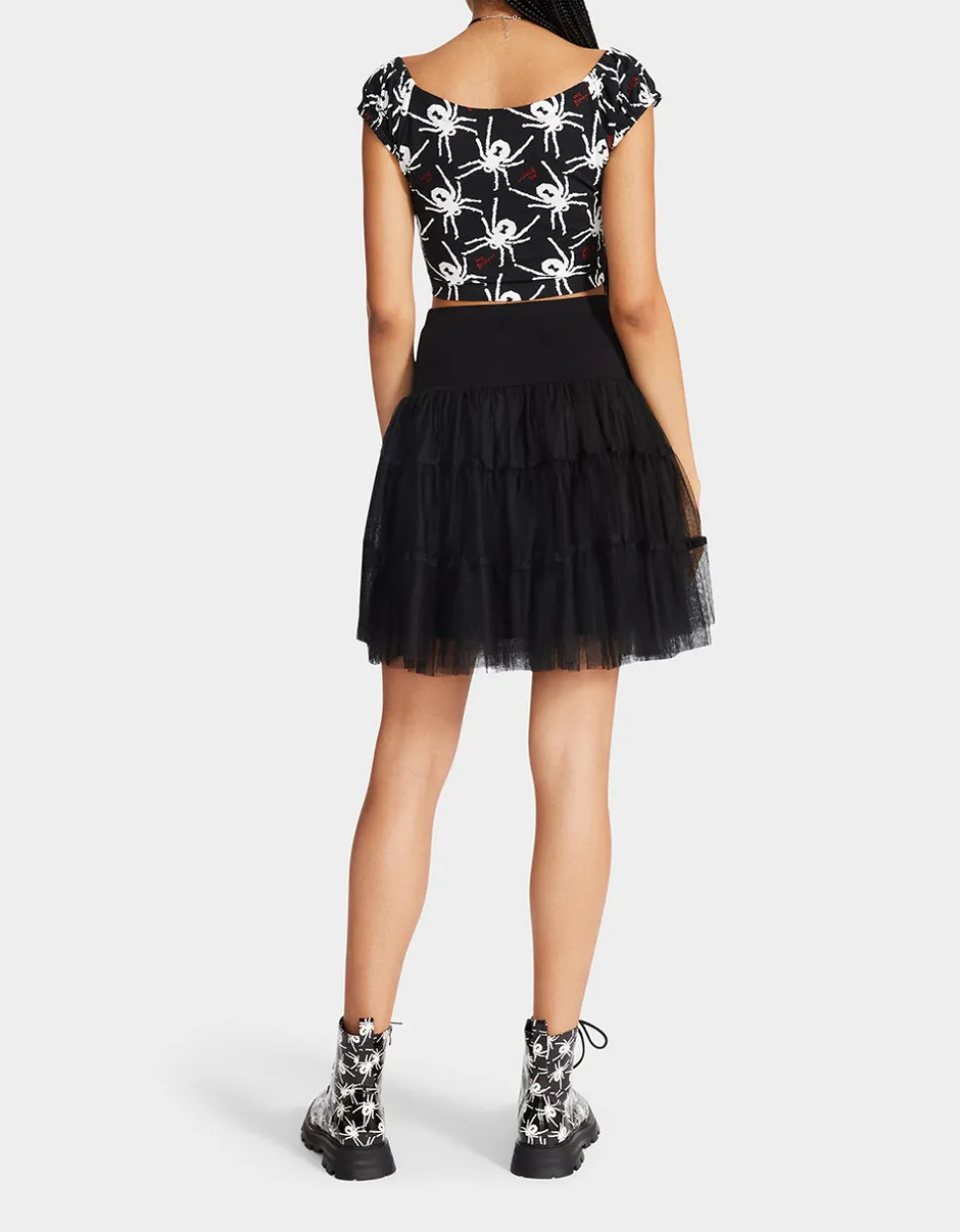 Betsey Johnson 80Th Bash Tulle Tutu Black/Black<Women Clothing