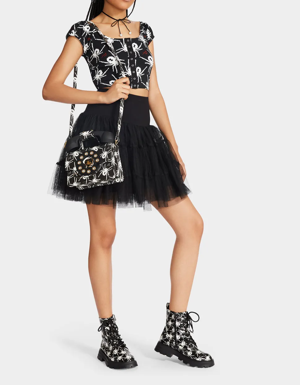 Betsey Johnson 80Th Bash Tulle Tutu Black/Black<Women Clothing