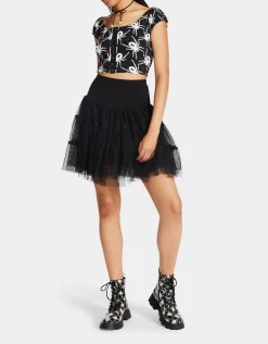 Betsey Johnson 80Th Bash Tulle Tutu Black/Black<Women Clothing