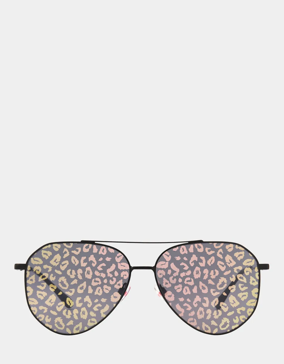 Betsey Johnson The Fine Print Sunglasses Black/Pink<Women Accessories