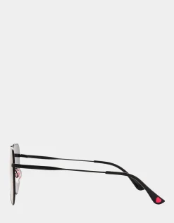 Betsey Johnson The Fine Print Sunglasses Black/Pink<Women Accessories
