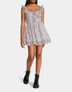 Betsey Johnson Vintage Ditsy Floral Mini Dress<Women Clothing