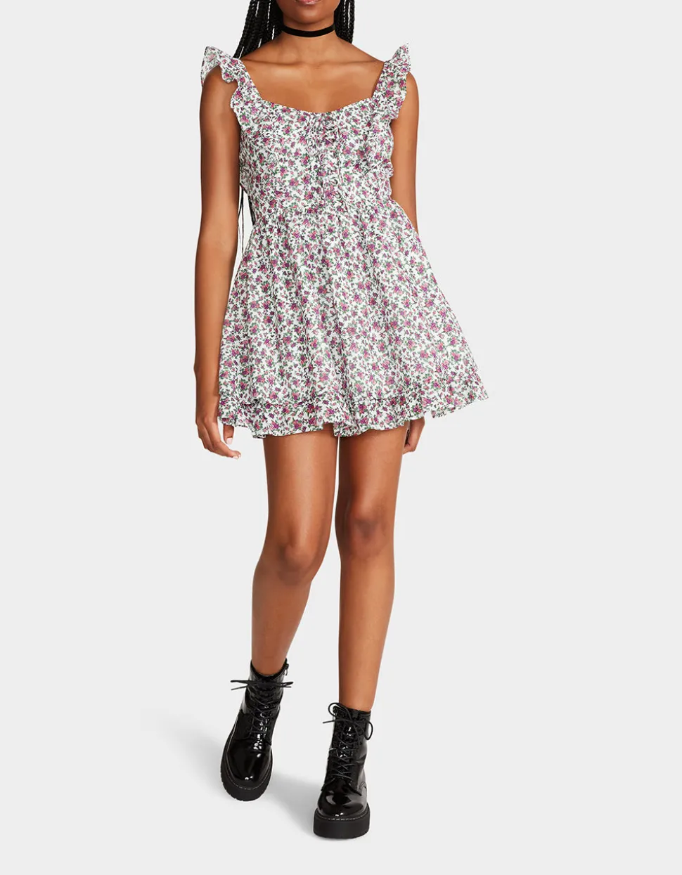 Betsey Johnson Vintage Ditsy Floral Mini Dress<Women Clothing