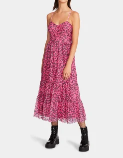 Betsey Johnson Wild N Out Stretch Lace Corset Midi<Women Clothing